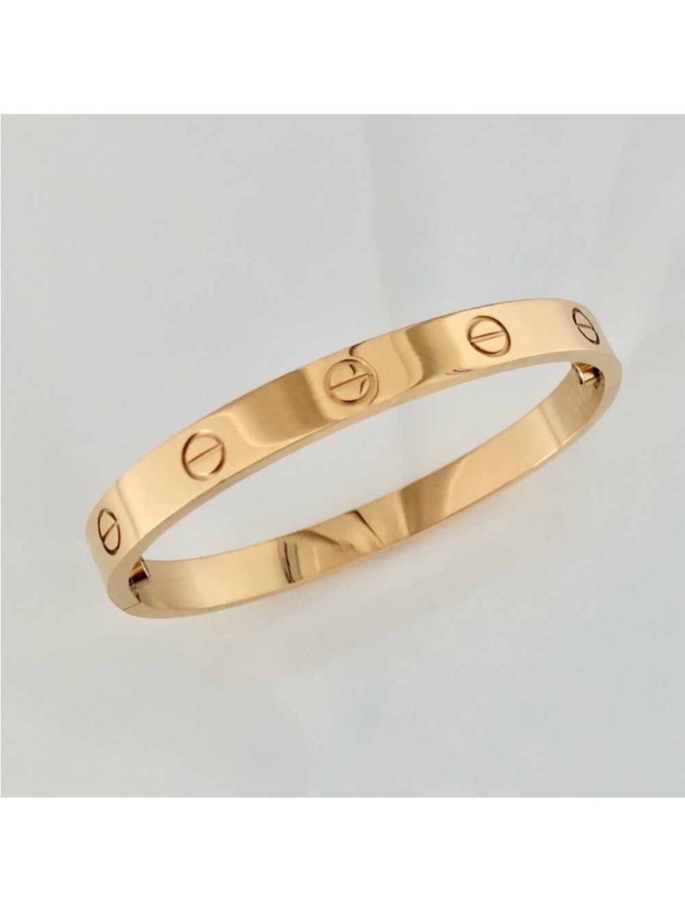 Generic Clip On Gold Screw Cuff Bangle Bracelet - Picture 4 of 5
